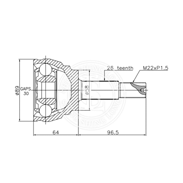 Outboard CV Joint 869002