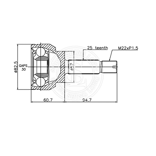 Outboard CV Joint MR567005